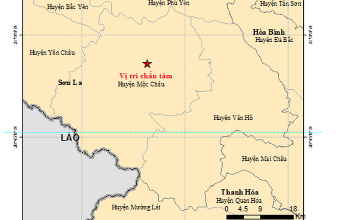 Sơn La: 4 trận động đất liên tiếp trong ngày, hơn 120 nhà dân hư hỏng