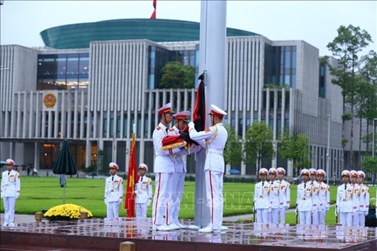 Lễ thượng cờ rủ Quốc tang nguyên Tổng Bí thư Lê Khả Phiêu