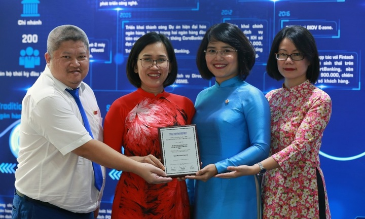 BIDV nhận giải thưởng “Dịch vụ chấp nhận thanh toán tốt nhất” 