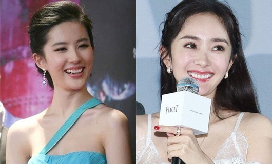 Dương Mịch, Lưu Diệc Phi dù là đại mỹ nhân Hoa ngữ nhưng khi cười hết cỡ, sự xinh đẹp bỗng chốc