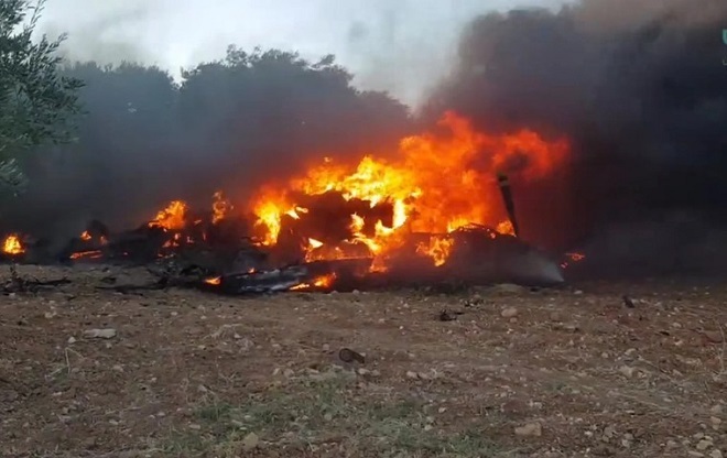 Hình ảnh hiện trường tiết lộ sự thật phiến quân tuyên bố bắn hạ máy bay Nga