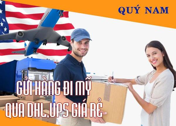 Dịch vụ gửi hàng đi Mỹ, chuyển phát nhanh quốc tế DHL, UPS giá rẻ