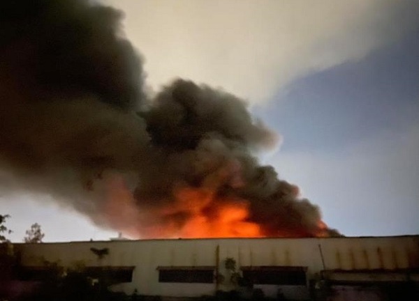 TP. HCM: Cháy lớn trong khu công nghiệp Tân Tạo