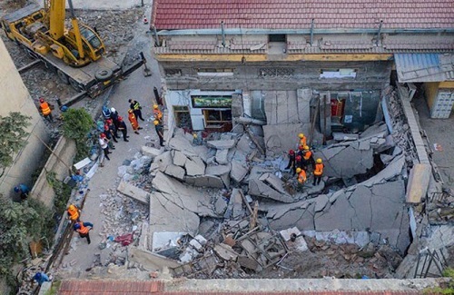 Vụ sập nhà hàng kinh hoàng tại Trung Quốc: 29 người thiệt mạng