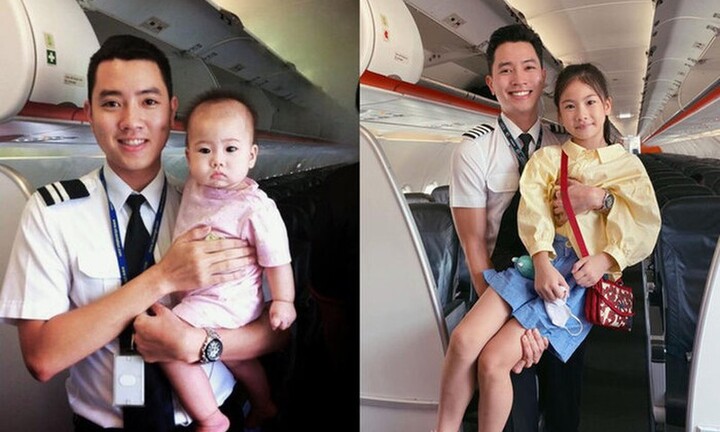 Cơ trưởng trẻ nhất Việt Nam khoe ảnh 