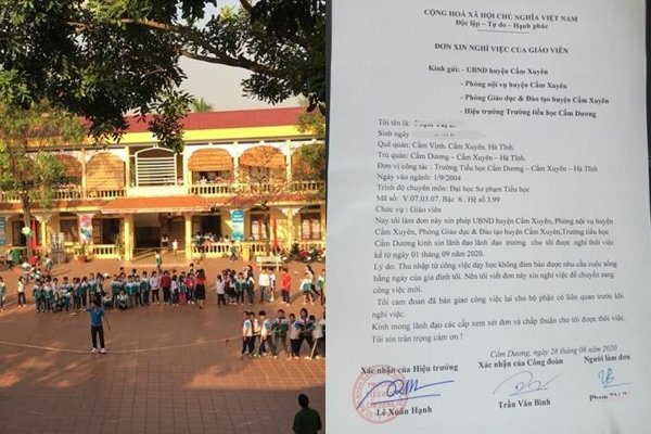 Cô giáo lương hơn 8 triệu sau 16 năm công tác viết đơn xin thôi việc: Lãnh đạo phòng GD&ĐT nói gì?
