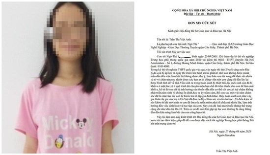 Nữ sinh tại Hà Nội bị 0 điểm môn Địa lý tốt nghiệp THPT 2020: Giáo viên chủ nhiệm nói gì?