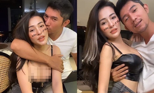 Sau màn cầu hôn bất thành, Ngân 98 và Lương Bằng Quang lại ôm ấp phản cảm trên livestream