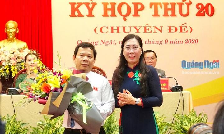 Ông Đặng Văn Minh được bầu giữ chức Chủ tịch UBND tỉnh Quảng Ngãi