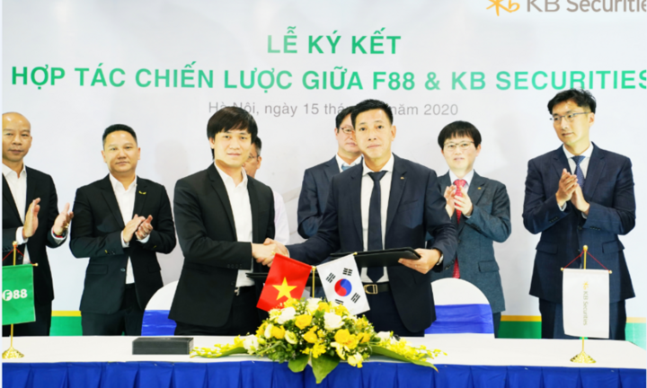 F88 ký kết hợp tác chiến lược với “ông lớn” tài chính Hàn Quốc KB
