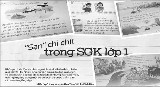 Lỗ hổng chí tử từ câu chuyện sách giáo khoa ngập “sạn”