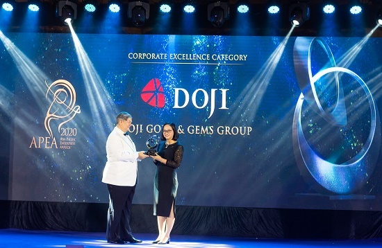 Hành trình để DOJI trở thành Doanh nghiệp Bán lẻ xuất sắc Châu Á 2020 