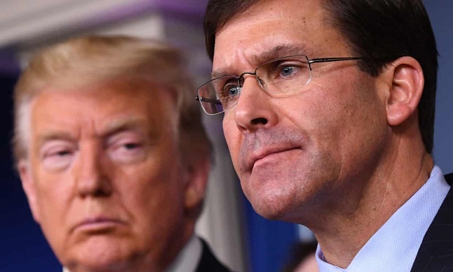 Tổng thống Trump sa thải Bộ trưởng Quốc phòng Mark Esper