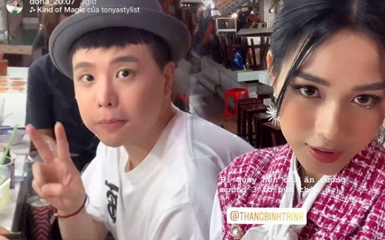 Tân hoa hậu Đỗ Thị Hà khoe ảnh đi ăn 