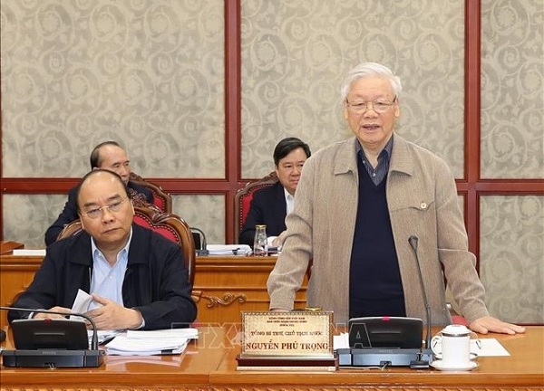 Tổng Bí thư, Chủ tịch nước chủ trì họp tiếp thu ý kiến hoàn thiện các dự thảo văn kiện của Đảng
