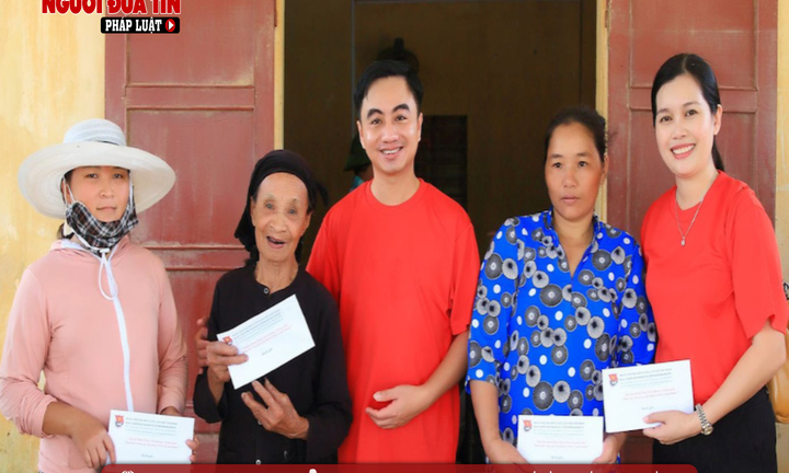 Video: Tỉnh đoàn Bình Phước vượt hàng nghìn cây số về với miền Trung để lan tỏa yêu thương