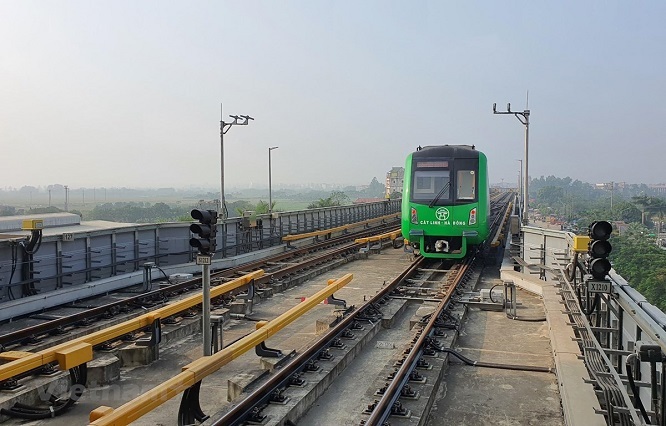 Đường sắt Cát Linh - Hà Đông vận hành thử trong vòng 20 ngày