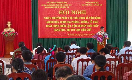 Hải quan Quảng Ninh tích cực tuyên truyền đấu tranh phòng chống ma túy