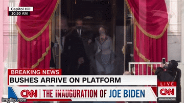 Video: Cận cảnh hình ảnh 3 cựu tổng thống Mỹ đến dự lễ nhậm chức của ông Joe Biden