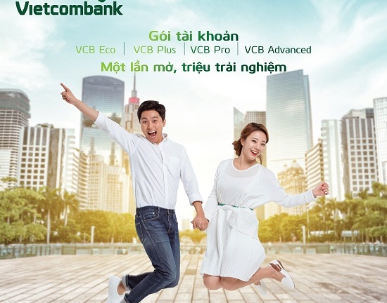Vietcombank ra mắt 4 gói tài khoản đặc biệt vượt trội dành cho khách hàng cá nhân