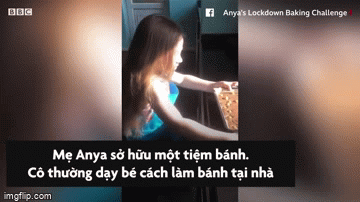 Video: Bé gái 7 tuổi người Anh làm clip dạy làm bánh, tạo niềm vui trong thời gian phong toả