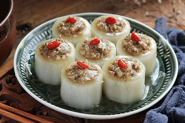 Đem thịt nhồi với thứ này được món ngon đậm đà, vô cùng đẹp mắt