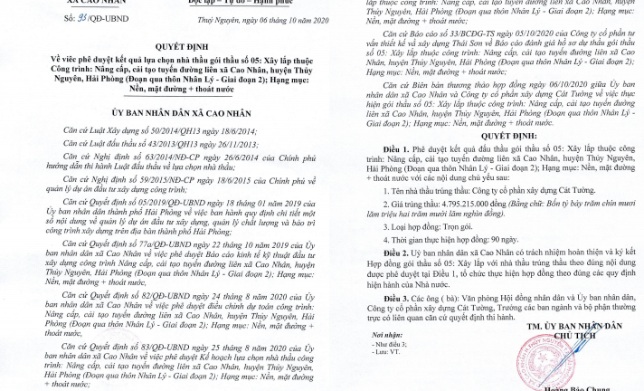 Vi phạm hoạt động đấu thầu có thể bị xử lý hình sự