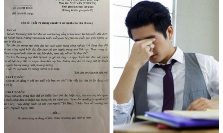 Đề thi HSG Văn ở TP.HCM nói về tuổi trẻ chông chênh, đọc thôi mà thấy