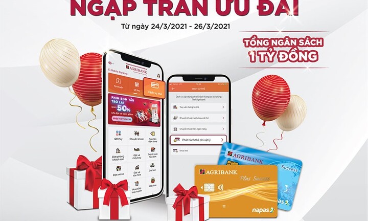 Agribank khuyến mại lớn mừng sinh nhật lần thứ 33