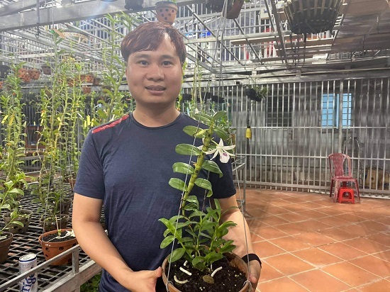 Ông chủ vườn lan 9X Trần Vinh và niềm đam mê với hoa phong lan