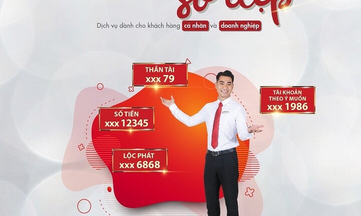 Agribank cung cấp dịch vụ tài khoản thanh toán số đẹp cho khách hàng cá nhân và doanh nghiệp