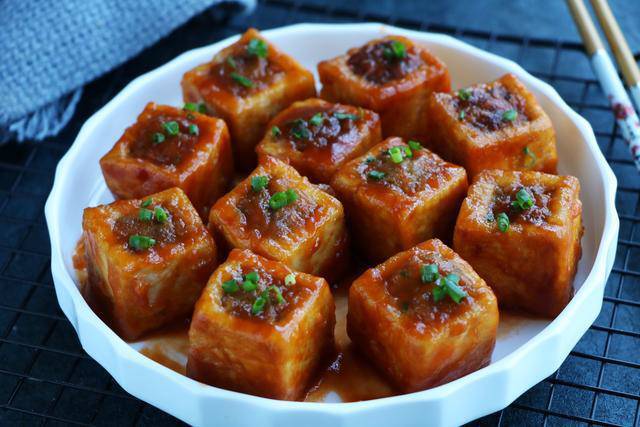 Mẹ làm thịt bò nhồi đậu ngày se lạnh, cả nhà đều khen hết lời