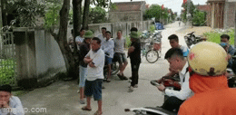Hiện trường vụ 2 người đàn ông chết trước cổng nhà sau tiếng súng nổ ở Nghệ An