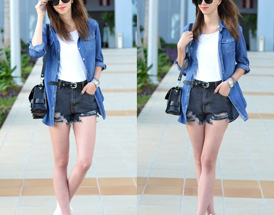 Street style chuẩn - đẹp cho ngày nắng lên