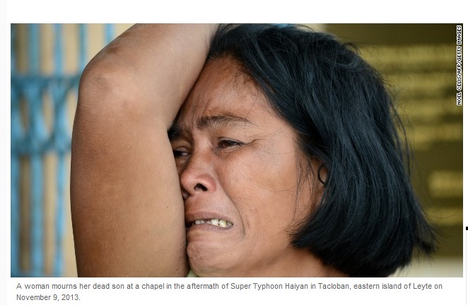Siêu bão Haiyan chấn động trên báo quốc tế