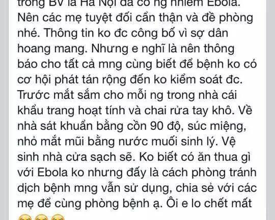 Bộ Công an truy tìm kẻ tung tin dịch Ebola xuất hiện ở Việt Nam