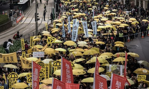 Hàng nghìn người tại Hong Kong lại tiếp tục biểu tình