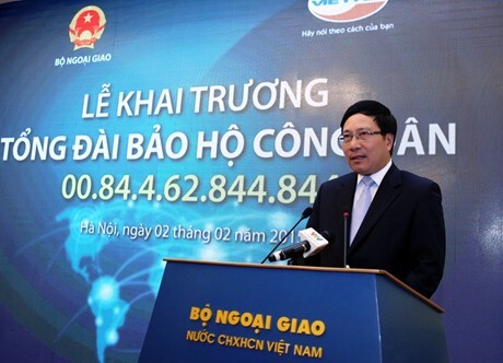 Việt Nam khai trương tổng đài bảo hộ công dân ở nước ngoài
