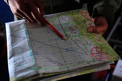 Máy bay Malaysia mất tích: Không thấy trên đất liền