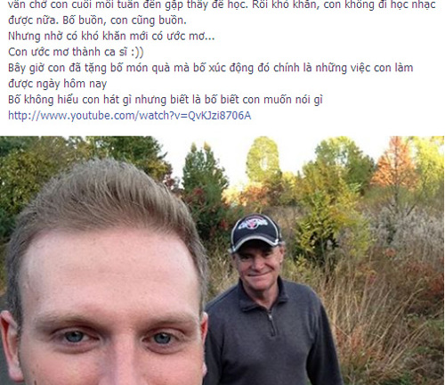 Chàng Tây Kyo York khoe ảnh bố đẹp trai