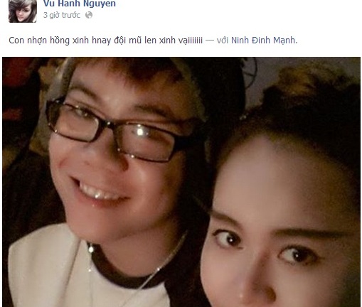 Facebook Sao: Vũ Hạnh Nguyên gọi Đinh Mạnh Ninh là