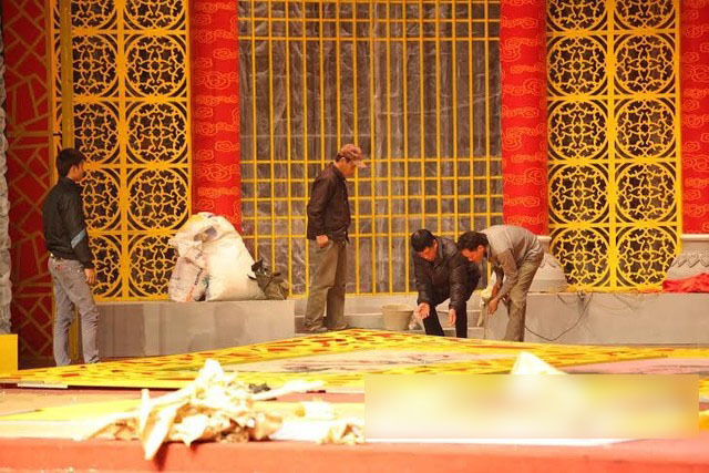 Hé lộ sân khấu Táo quân 2014 trước giờ ghi hình