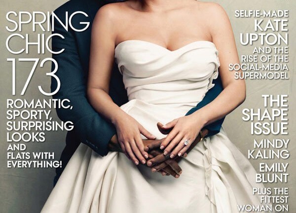 Kim Kardashian lần đầu xuất hiện trên tạp chí Vogue
