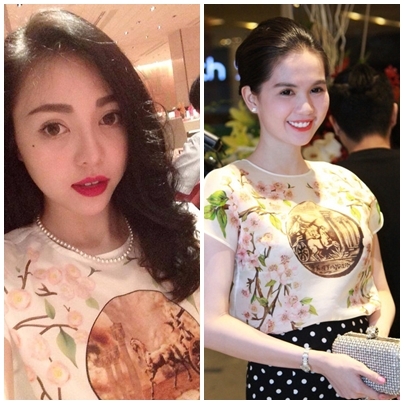 Á hậu Trà Giang diện hàng