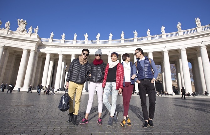 Top 5 Vietnam’s Next Top Model 2014 dạo chơi trên đất Milan