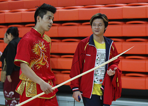 SEA Games 27: VĐV wushu Việt Nam bị loại vì… côn gẫy