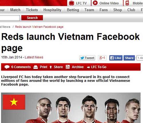 Liverpool sang Việt Nam du đấu mùa hè này?