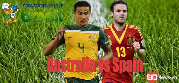 Dự đoán kết quả trận Tây Ban Nha đấu với Australia 23h (23/6)