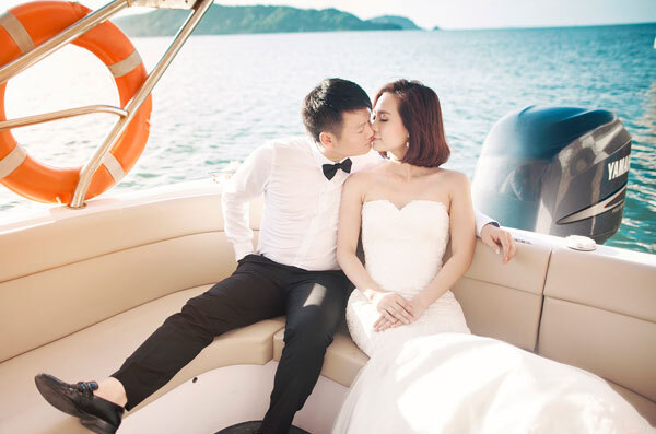 Trọn bộ ảnh cưới lãng mạn của Văn Quyến và nửa kia xinh đẹp