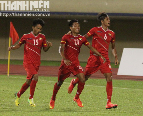 Thua đau U19 Myanmar, U19 Việt Nam vỡ mộng vô địch